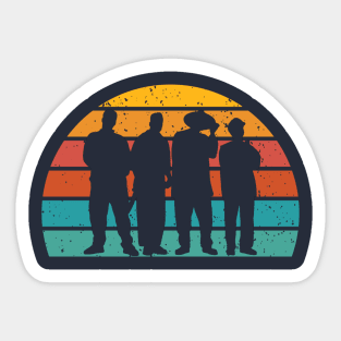 A tribe called quest silhouette Sticker